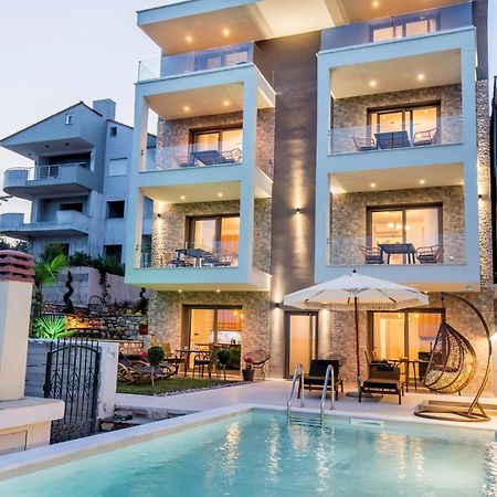 Aigli Skala Maries Deluxe Apartment Skála Marión Exterior foto