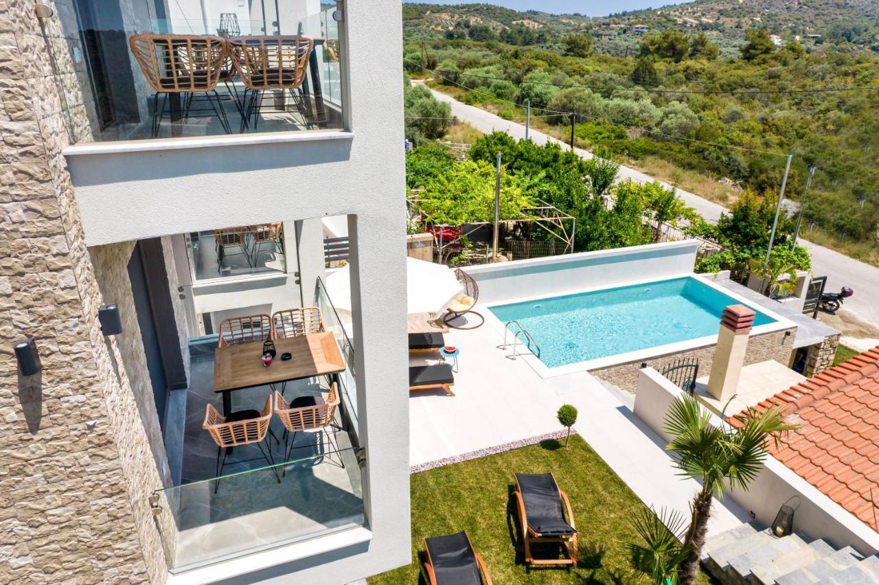 Aigli Skala Maries Deluxe Apartment Skála Marión Exterior foto