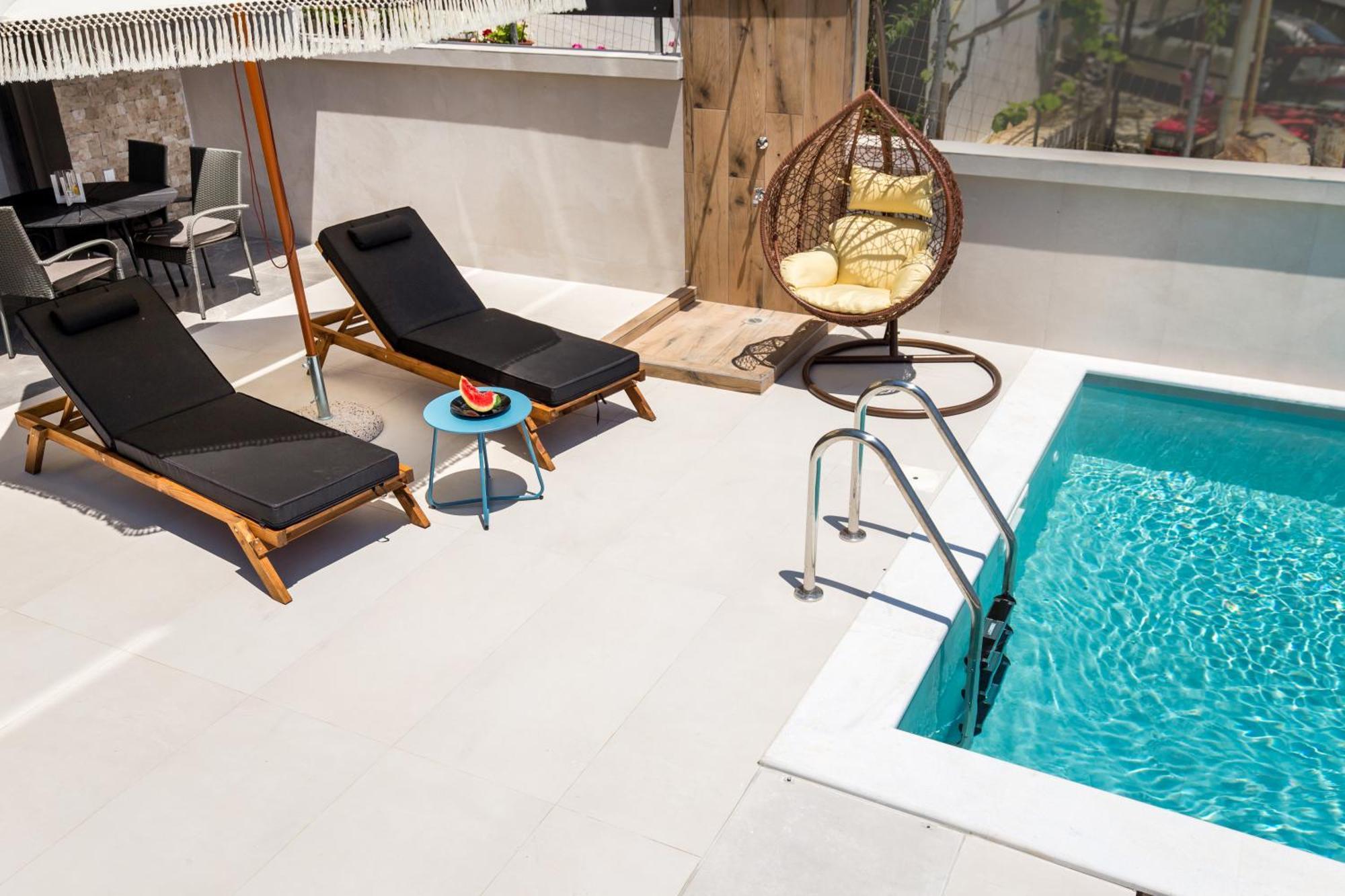Aigli Skala Maries Deluxe Apartment Skála Marión Exterior foto