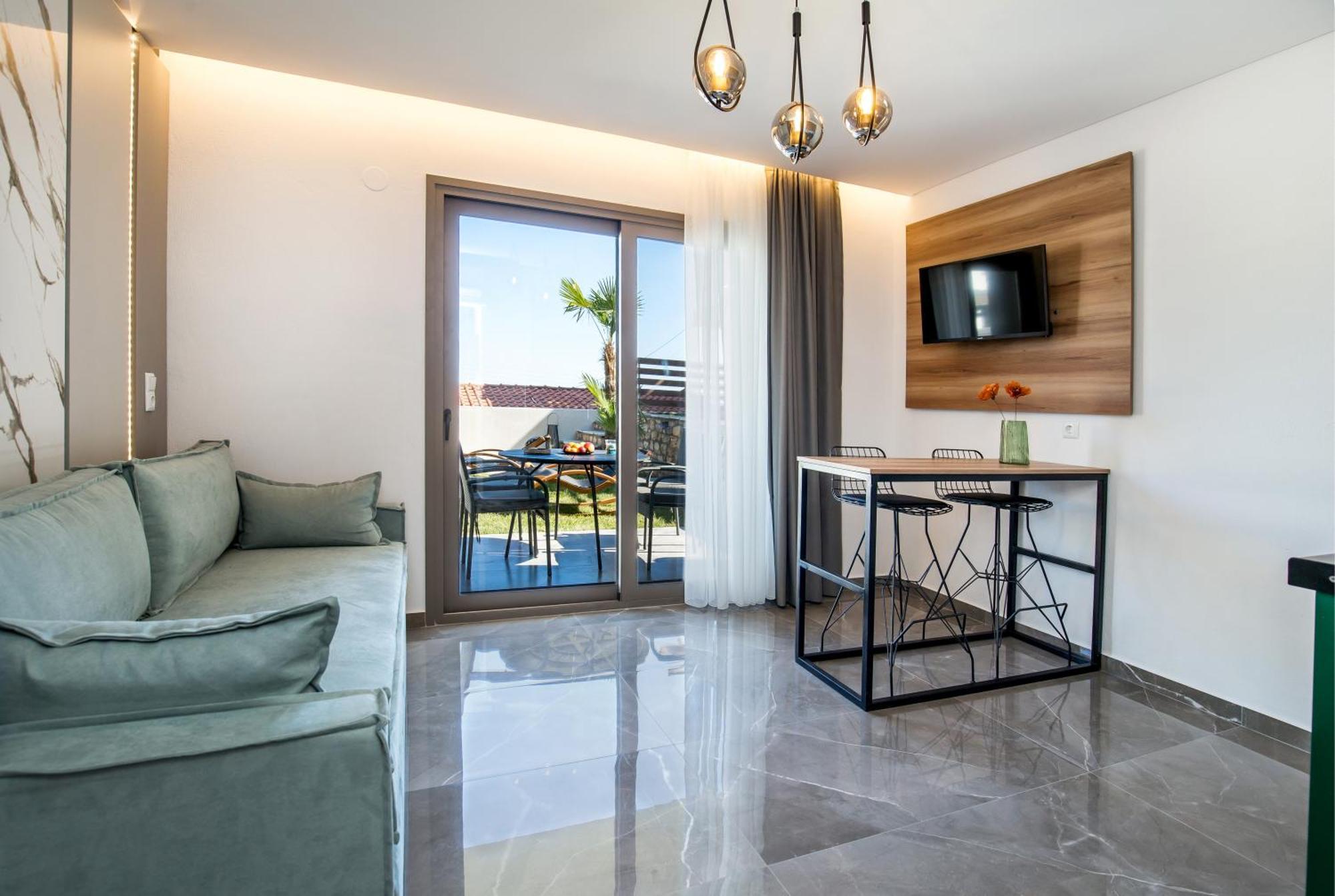 Aigli Skala Maries Deluxe Apartment Skála Marión Exterior foto