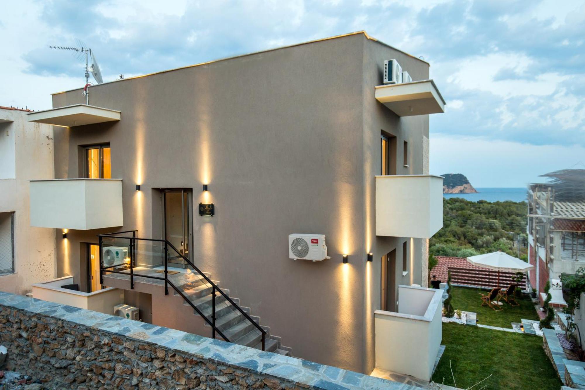 Aigli Skala Maries Deluxe Apartment Skála Marión Exterior foto