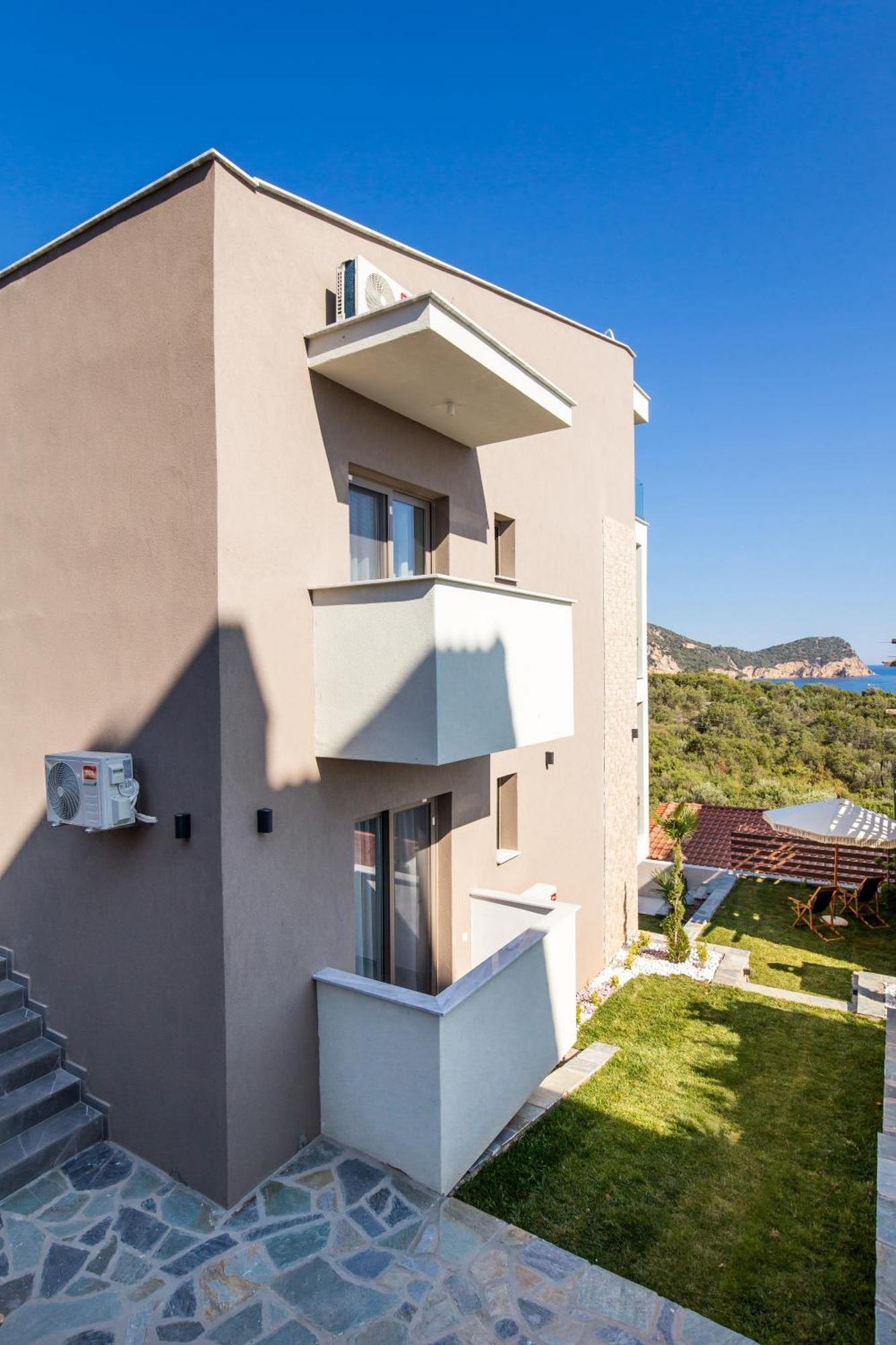 Aigli Skala Maries Deluxe Apartment Skála Marión Exterior foto