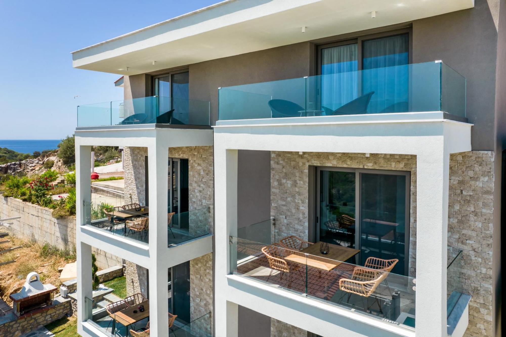 Aigli Skala Maries Deluxe Apartment Skála Marión Exterior foto